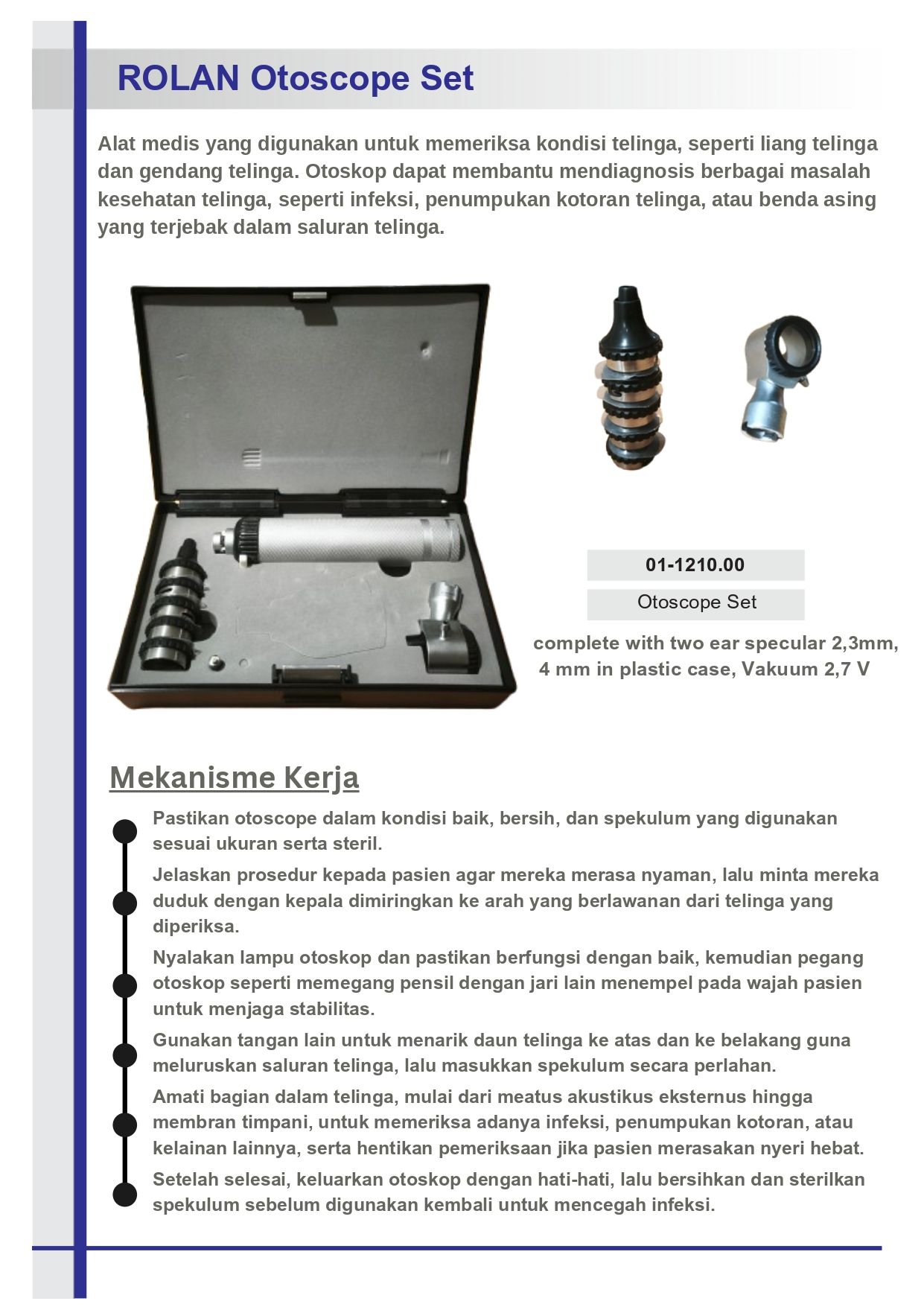 ROLAN Otoscope Set