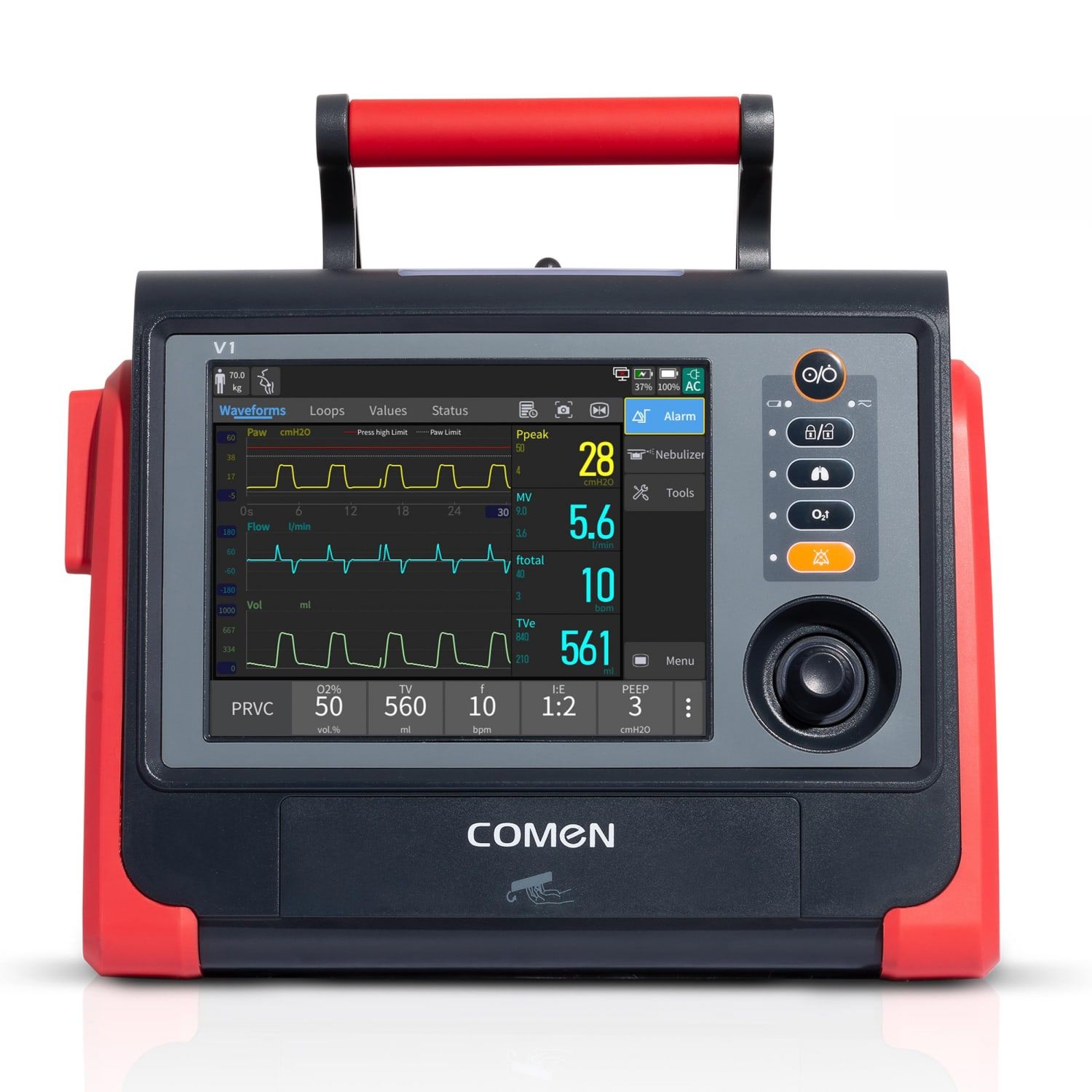 COMEN ICU Grade Transport Ventilator V1