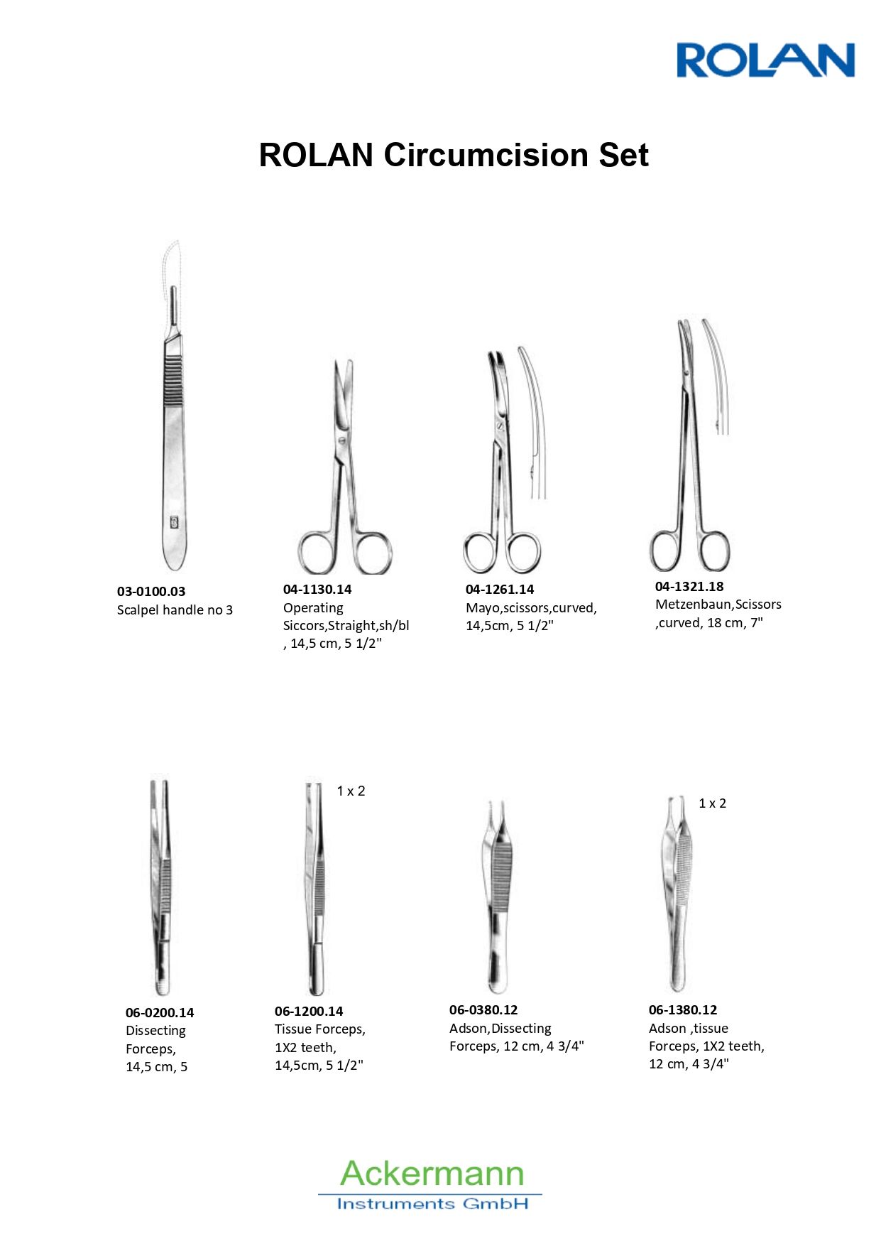 ROLAN Circumcision Set