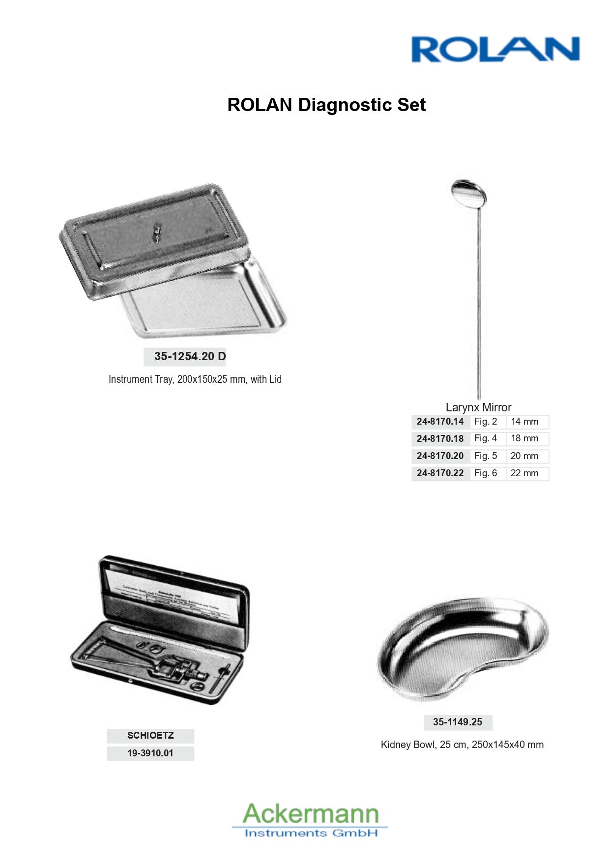 ROLAN Diagnostic Set