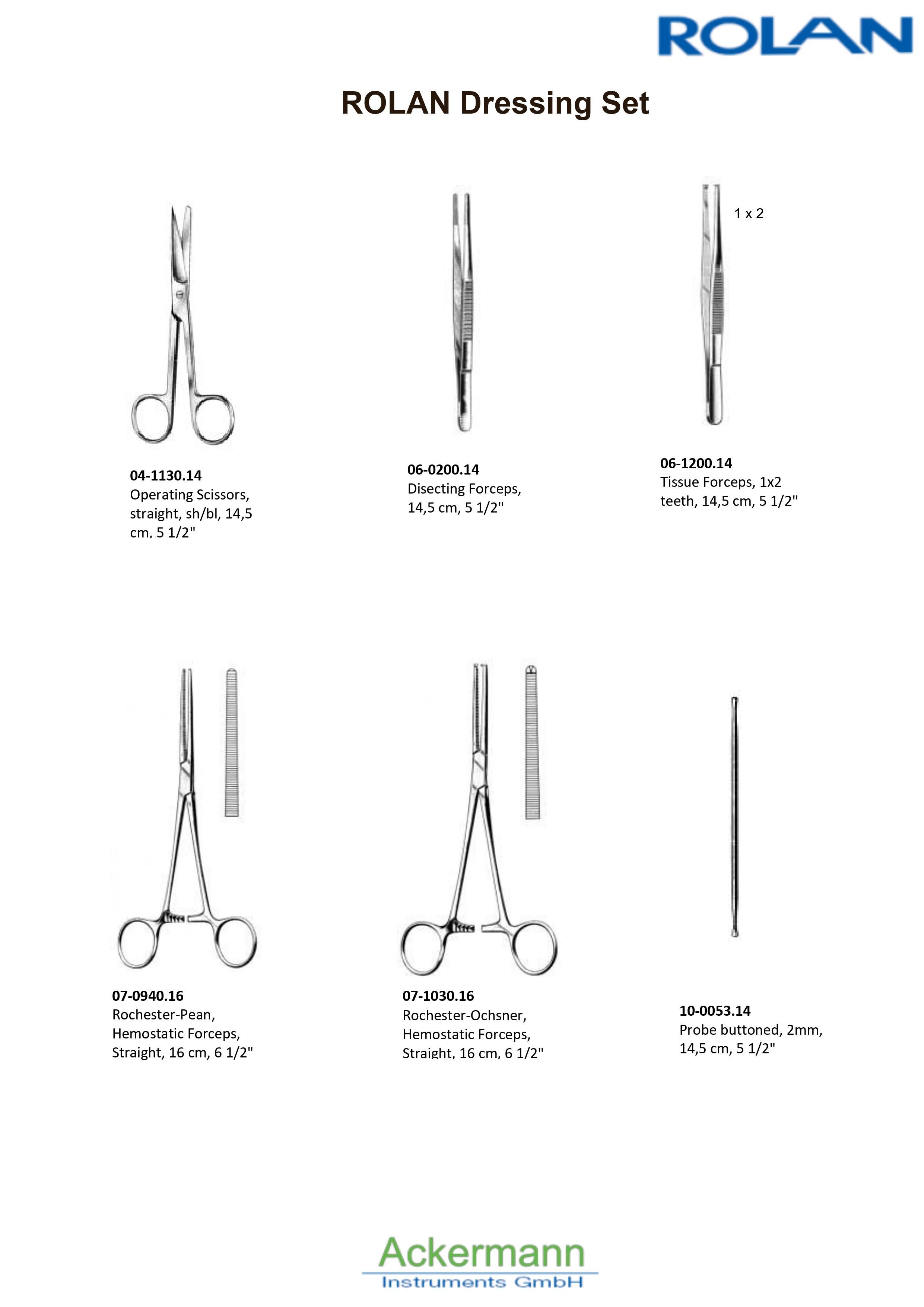 ROLAN Dressing Set